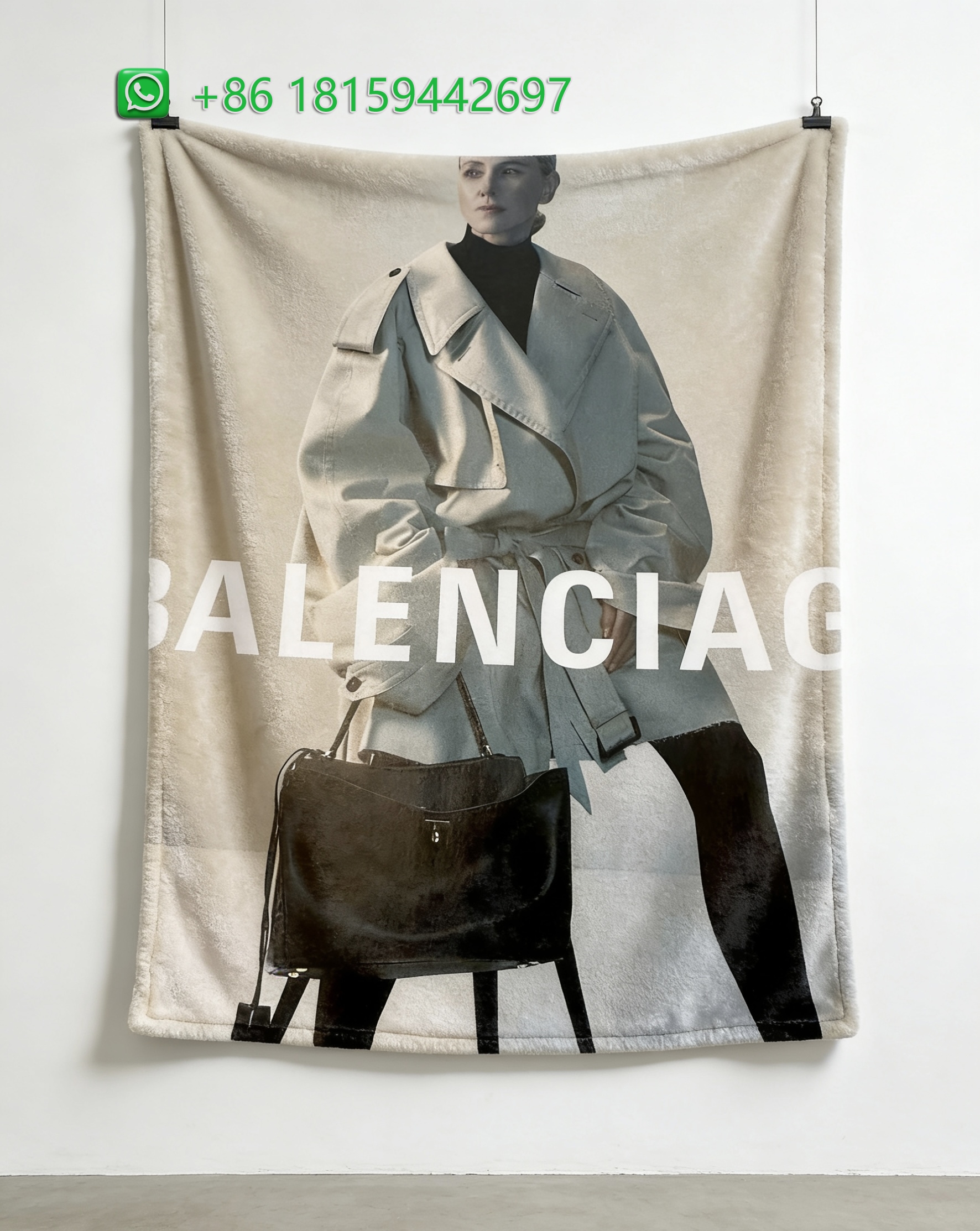 Balenciaga Throw Blankets
